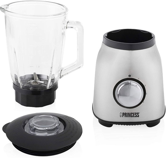 Princess Batidora de Vaso 212091, 1000W, Jarra de Cristal 1,5L Princess Batidora de Vaso 212091, 1000W, Jarra de Cristal 1,5L